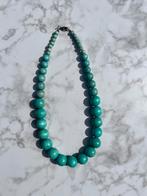 Turquoise ketting, Handtassen en Accessoires, Kettingen, Ophalen of Verzenden, Nieuw, Blauw, Overige materialen