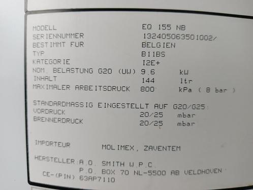 gasboiler aan spotprijs, Doe-het-zelf en Bouw, Chauffageketels en Boilers, Gebruikt, Boiler, Aardgas, 100 liter of meer, Ouder dan 10 jaar