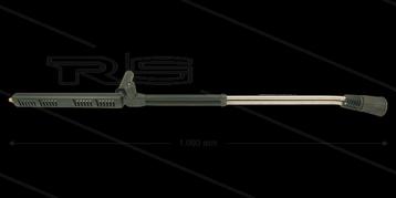 RVS Dubbele Spuitlans 1090mm Met Bovenregelaar beschikbaar voor biedingen