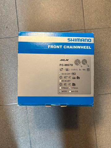 Shimano front chainwheel SLX FC-M670 3x 42-32-24T beschikbaar voor biedingen