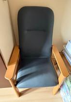 Comfortabele en stevige zetel, Huis en Inrichting, Eenpersoons, Minder dan 75 cm, Zo goed als nieuw, Rechte bank