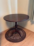 Table ronde d’appoint en bois, Ophalen, Gebruikt, Rond, Hout