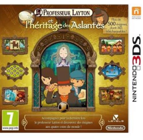 Professeur Layton et l'Héritage des Aslantes (Nintendo 3DS), Consoles de jeu & Jeux vidéo, Jeux | Nintendo 2DS & 3DS, Comme neuf