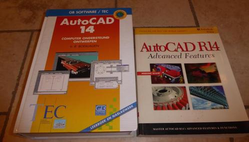 2 boeken " AutoCad ", Boeken, Studieboeken en Cursussen, Zo goed als nieuw, Ophalen of Verzenden