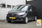 Ford Transit Connect 1.5 EcoBlue 100PK L2 - Airco - Navi - C, Auto's, Bestelwagens en Lichte vracht, Parkeersensor, Zwart, 148 g/km