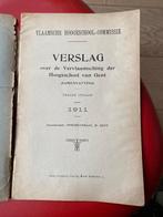 Verslag Vervlaamschonh Hoogeschool Gent 1911, Ophalen of Verzenden