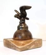 Arend op sokkel van Onyx., Antiek en Kunst, Ophalen of Verzenden, Brons