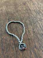 Zilverkleurig armbandje met hanger, Ophalen of Verzenden, Zo goed als nieuw, Hanger