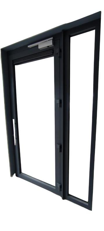 Glazen deur met dubbele beglazing 110x250 cm - vast 45cm beschikbaar voor biedingen