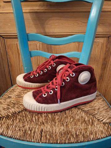 CEBO Sneakers van bordeaux fluweel - P. 38  beschikbaar voor biedingen