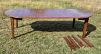 Grote massieve tafel van exotisch hout, Huis en Inrichting, Ophalen, Gebruikt, Overige houtsoorten, 100 tot 150 cm