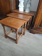 bijzettafel, Minder dan 55 cm, Gebruikt, Rechthoekig, Hout