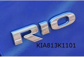 Kia Rio embleem tekst ''Rio'' op achterklep  Origineel!   86