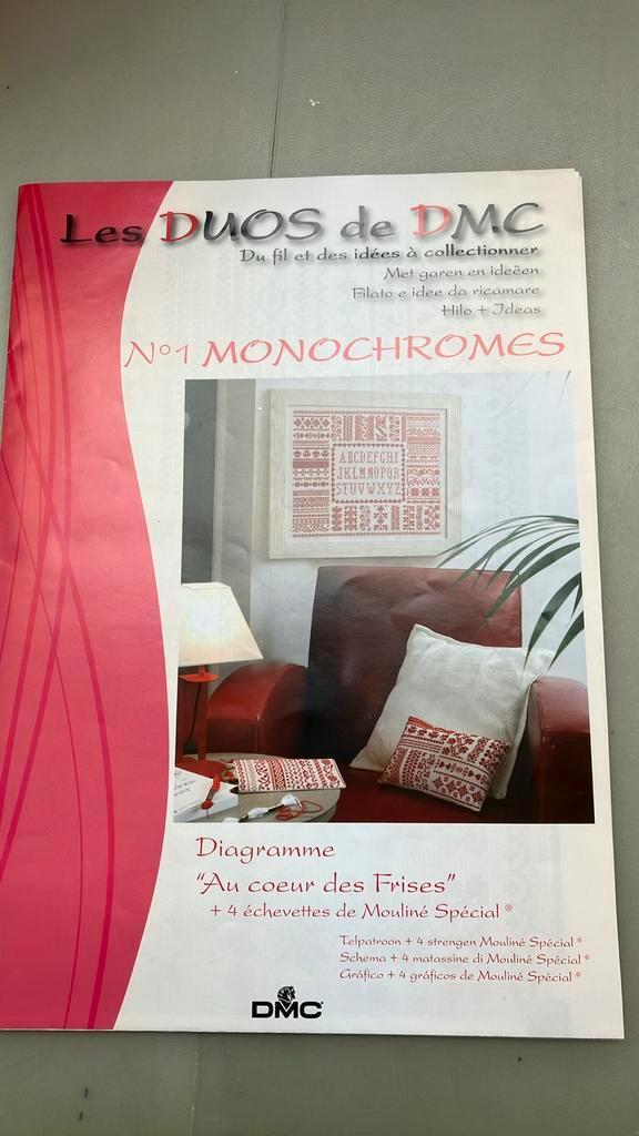 Borduurpatroon DMC, Hobby en Vrije tijd, Borduren en Borduurmachines, Zo goed als nieuw, Ophalen of Verzenden