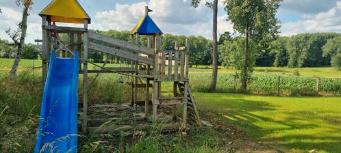 Bijna nieuw speeltoestel – inclusief nestschommel + trapeze, Kinderen en Baby's, Speelgoed | Buiten | Speeltoestellen, Zo goed als nieuw