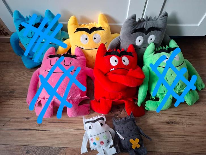 Super veel knuffels, horloges, emoties, Kinderen en Baby's, Speelgoed | Knuffels en Pluche, Gebruikt, Ophalen