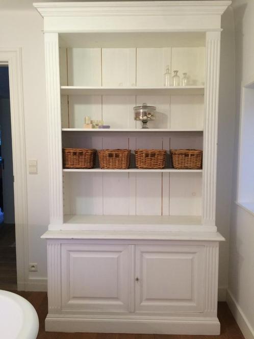 Witte buffetkast Flamant, Huis en Inrichting, Kasten | Buffetkasten, Gebruikt, 200 cm of meer, 100 tot 150 cm, 25 tot 50 cm, Met deur(en)