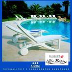 Allibert lounger ligbed ligstoel retro vintage vgl kettler r, Tuin en Terras, Ophalen, Zo goed als nieuw, Kunststof, Verstelbaar
