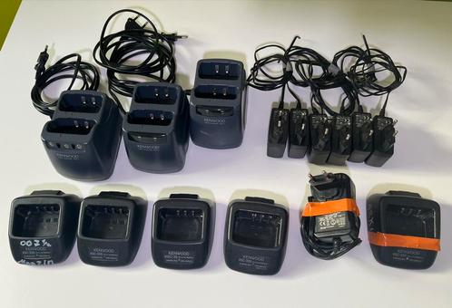 Verschillende Kenwood opladers, Telecommunicatie, Portofoons en Walkie-talkies, Zo goed als nieuw, Accessoires, 5 tot 15 km, Ophalen of Verzenden