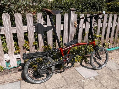 BROMPTON C-LINE 6 SPEED FLAME LAQUER LOW, Fietsen en Brommers, Fietsen | Vouwfietsen, Zo goed als nieuw, Brompton, Ophalen