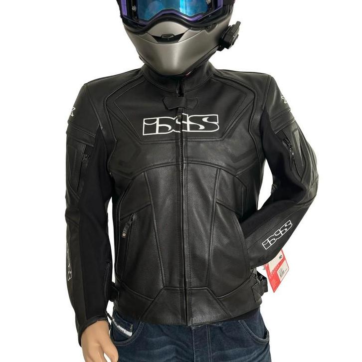 Nieuwe IXS Hype leren motorjas heren - Maat 52, Motoren, Kleding | Motorkleding, Jas | leer, Heren, Nieuw met kaartje, Ophalen of Verzenden