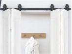 SALE!! Satin Black Metal White MDF deur dubbel 2133x460x35mm, Nieuw, 150 tot 300 cm, 250 cm tot 450 cm, Rolluik