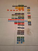 Verzameling van meer dan 100 blikken nummerplaatjes Rombouts, Verzamelen, Ophalen of Verzenden