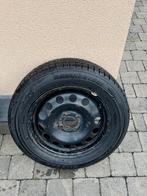 2 pneus 4x100 hiver Bridgestone 175/65 R15 et 2 jantes, Autos : Pièces & Accessoires, Pneus & Jantes, 15 pouces, Pneus et Jantes