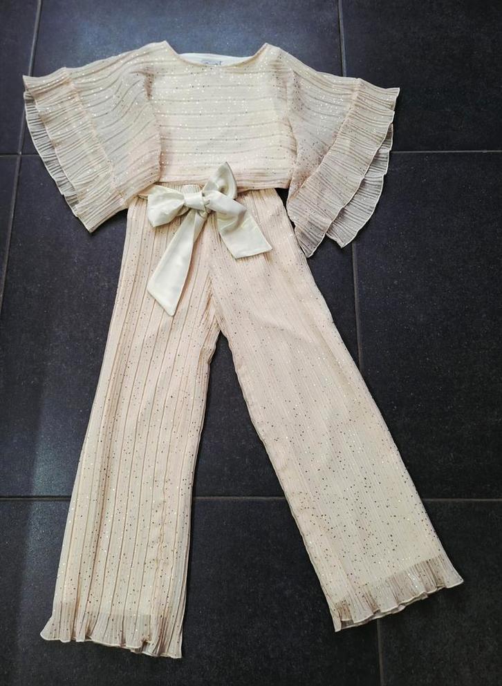 Komunnie ensemble M134, Kinderen en Baby's, Kinderkleding | Maat 134, Zo goed als nieuw, Meisje, Broek, Ophalen of Verzenden