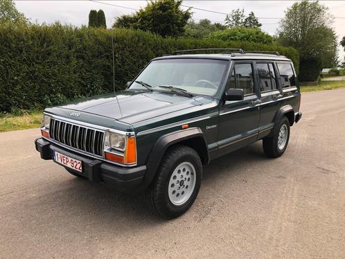 Jeep Cherokee XJ Oldtimer 4x4 uit 1992, Auto's, Jeep, Particulier, Cherokee, 4x4, Airconditioning, Centrale vergrendeling, Dakrails