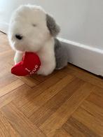 Knuffel hondje met hartje I love you, Ophalen of Verzenden