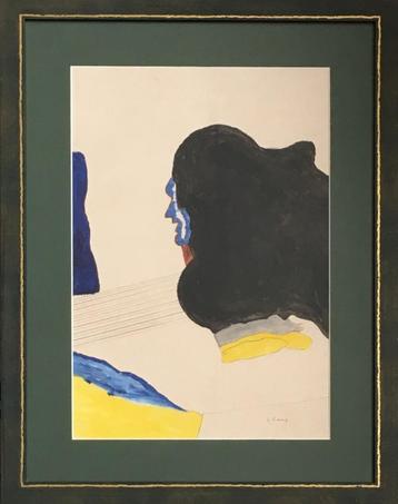 Origineel kunstwerk Hugo Claus beschikbaar voor biedingen