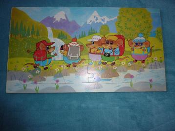Puzzles Vintage en bois  des Années 1970 - 1980 beschikbaar voor biedingen