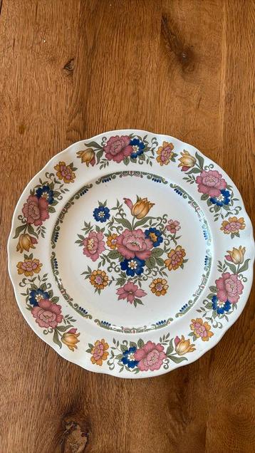 Bord bloemen pontessa, Antiek en Kunst, Ophalen