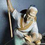Oud Chinees Mudman Shiwan geëmailleerd keramisch beeldje, Ophalen of Verzenden, Gebruikt