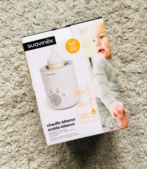 Chauffe biberon blanc gris suavinex bébé enfant fille garçon, Kinderen en Baby's, Babyvoeding en Toebehoren, Nieuw, Flessen- of potjesverwarmer