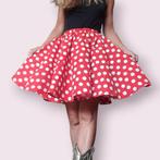 Rood wit rock and roll rockabilly rokje polkadot 1 size, Nieuw, Rok The Party!, Ophalen of Verzenden, Kleding