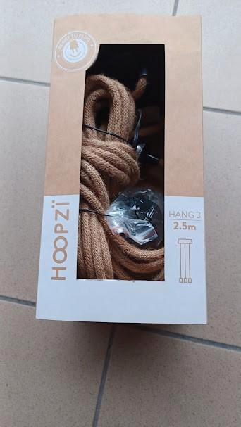 lampe suspendue, Maison & Meubles, Lampes | Suspensions, Neuf, 50 à 75 cm, Bois, Tissus, Enlèvement ou Envoi