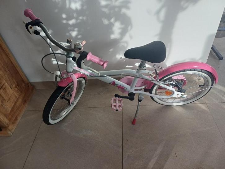B'twin Doctogirl 500 - kinderfiets, Fietsen en Brommers, Fietsen | Kinderfietsjes, Gebruikt, 16 tot 20 inch, Ophalen