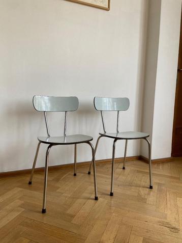 2x Vintage Formica chairs