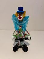 Vintage Murano glas clown 25cm, Ophalen, Zo goed als nieuw