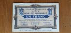 Fonds d'urgence 1F MOUSCRON WWI, Timbres & Monnaies, Billets de banque | Belgique, Enlèvement, Billets en vrac