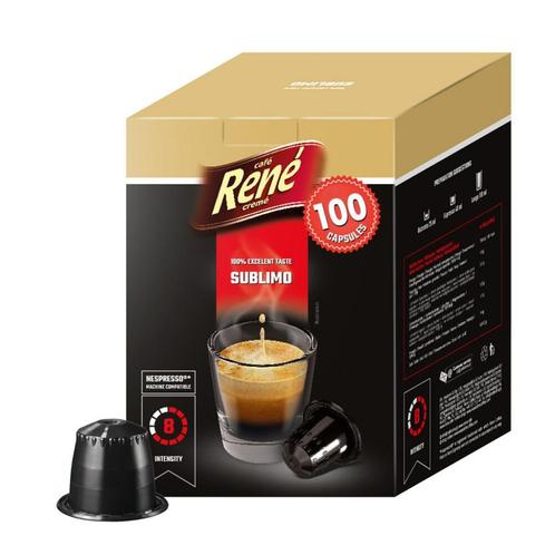 Café René Sublimo (100 capsules Nespresso), Diversen, Levensmiddelen, Ophalen