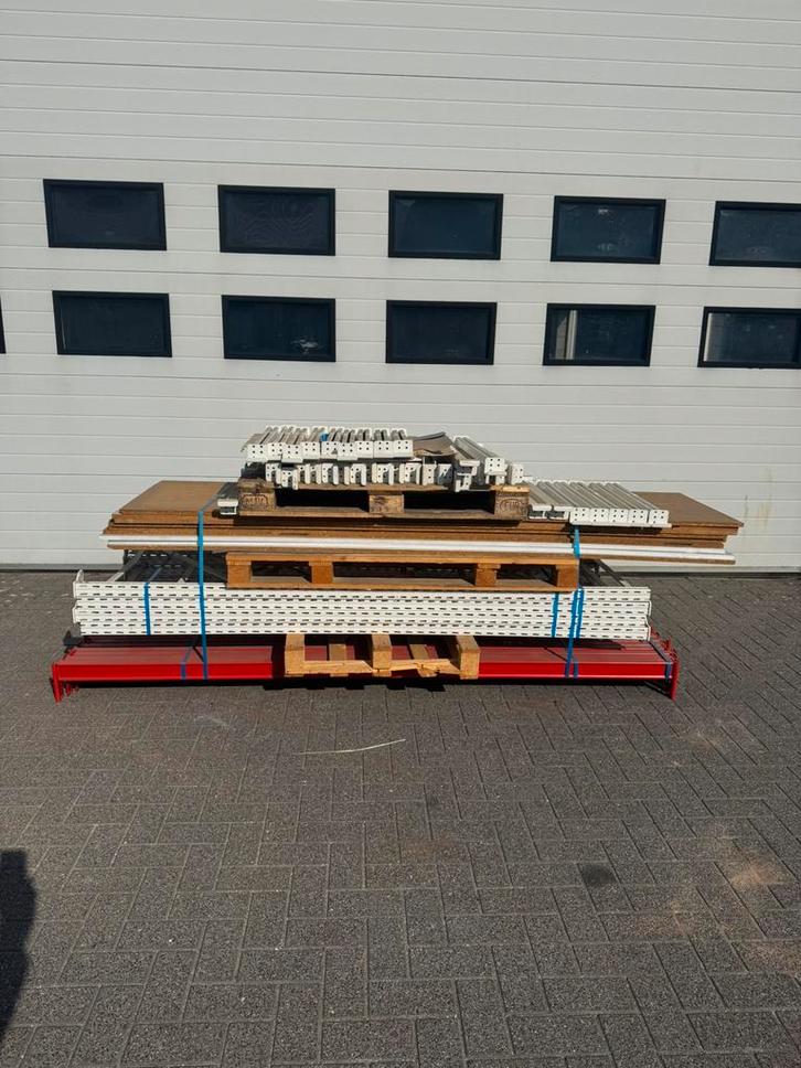 8,1m Tegometall magazijnstelling legbordstelling, Zakelijke goederen, Kantoor en Winkelinrichting | Magazijn, Stelling en Opslag