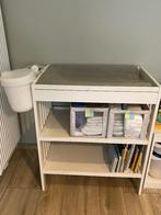 Pampertafel / luiertafel met vuilbak en pamperbox, Ophalen, Gebruikt, Overige merken