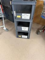 Bacs robustes en plastique gris par pièce/180 pièces, Enlèvement