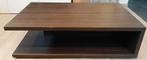Salontafel hout + opbergruimte (80x130) PRIJS van 75 --> 45, Ophalen, Gebruikt, 100 tot 150 cm, Moderne houtlook