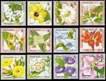 PITCAIRN 2000 Bloemen Frankeerserie van 12, michel: 552-63, beschikbaar voor biedingen