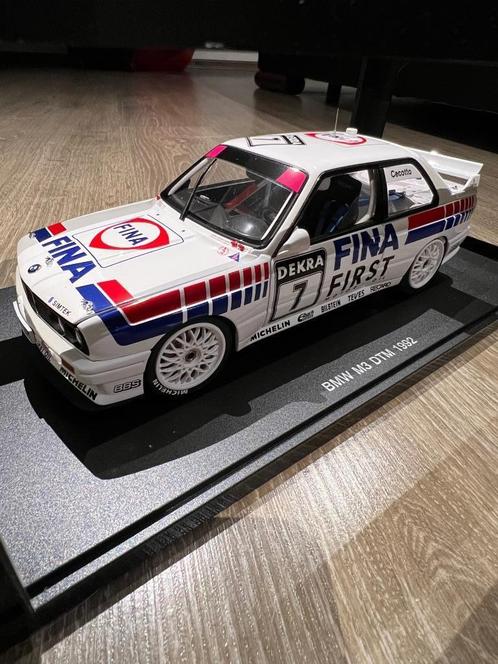 BMW E30 M3 DTM Fina cecotto 1/18 AutoArt, Hobby en Vrije tijd, Modelauto's | 1:18, Nieuw, Auto, Autoart, Ophalen