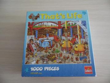 PUZZLE 1000 PIÈCES   C'EST LA VIE   BRASSERIE, Enlèvement ou Envoi, 500 à 1500 pièces, Comme neuf, Puzzle